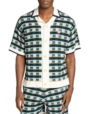 Check Embroidery Shirt