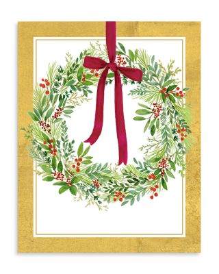 Wreath Greeting Cards