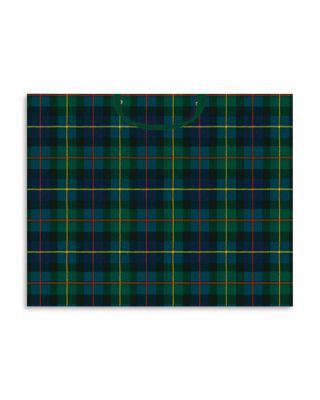 William Tartan Blue Large Gift Bag