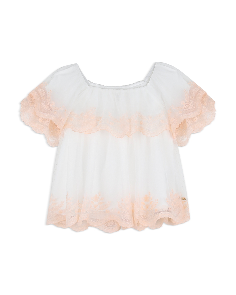 Chloe Girls' Ceremony Embroidered Blouse - Little Kid, Big Kid