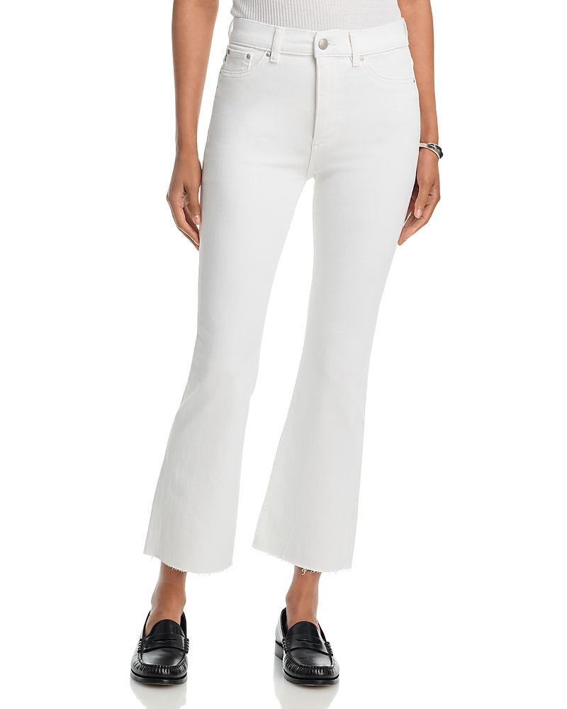 DL1961 Bridget Bootcut High Rise Instasculpt Crop Jeans in White