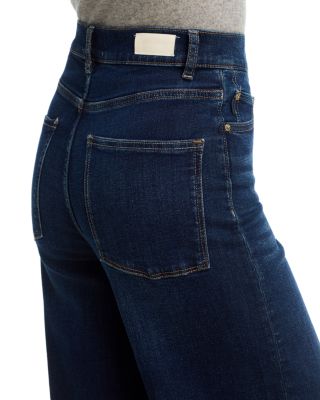 Hepburn High Rise Wide Leg Jeans in Mediterranean - thumbnail 5