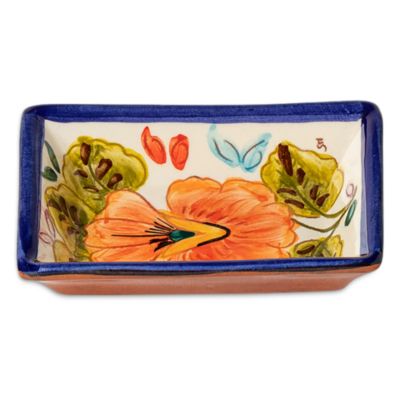 Alentejo Terracotta Hand-Painted Dipping Plate