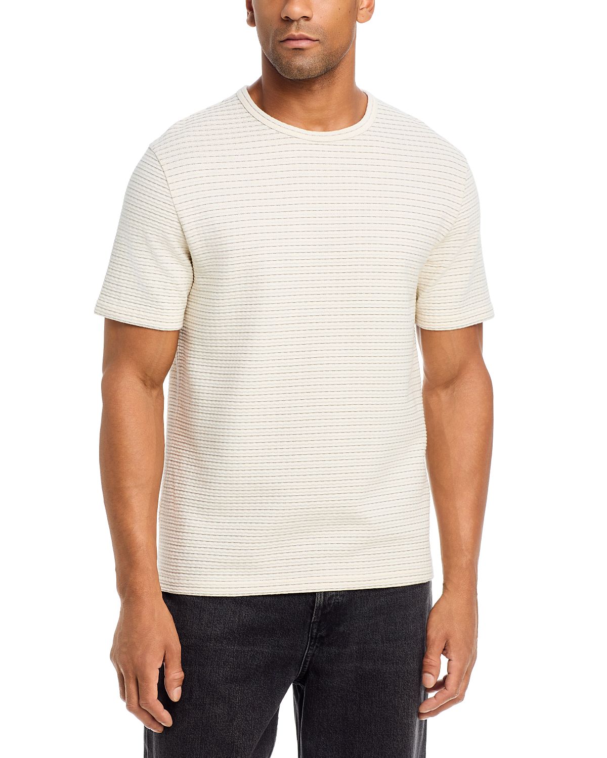 Frame Jacquard Stripe T-Shirt