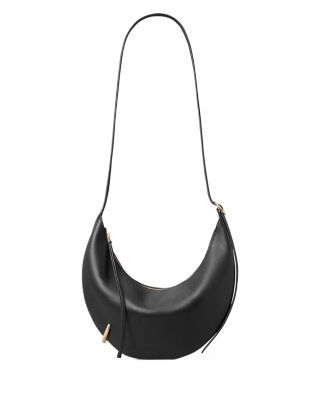 Pierced Leather Crossbody