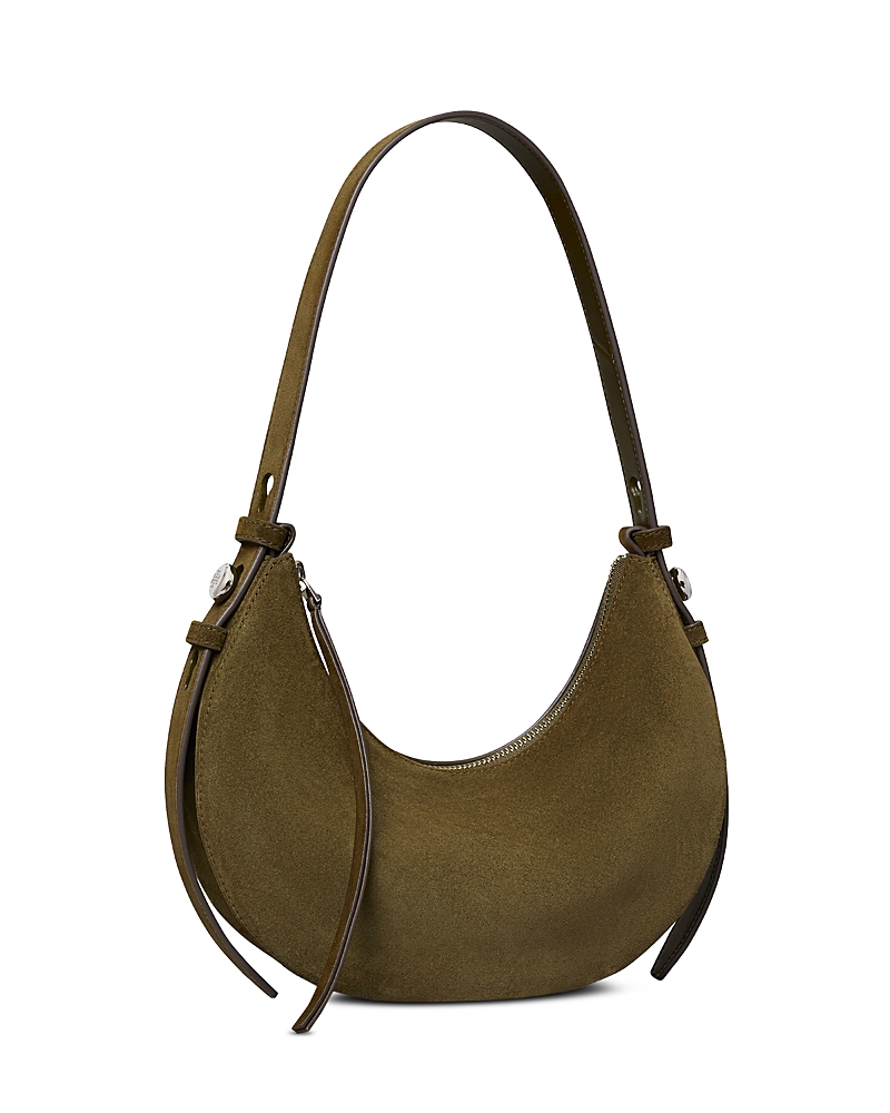 Tory Burch Romy Suede Half Moon Shoulder Bag · OS