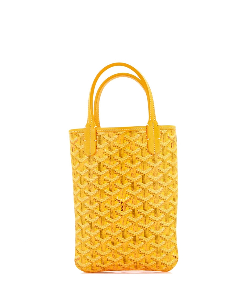 Pre-Owned Goyard Mini Poitiers Tote Coated Canvas