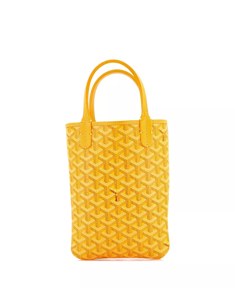 Pre-Owned Goyard Mini Poitiers Tote Coated Canvas