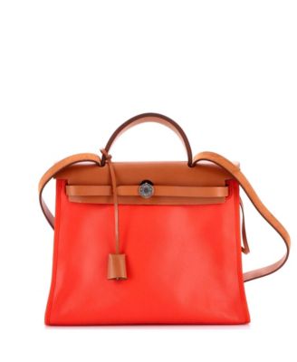 31 Herbag Zip Berline Vache Canvas and Leather