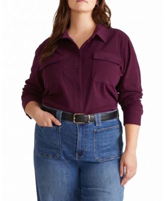 Women's Plus Maine Stretch Flannel Shirt