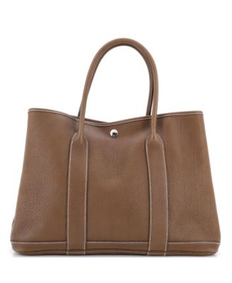 36 Garden Party Tote Leather