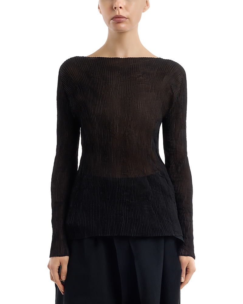 Issey Miyake Chiffon Twist Top