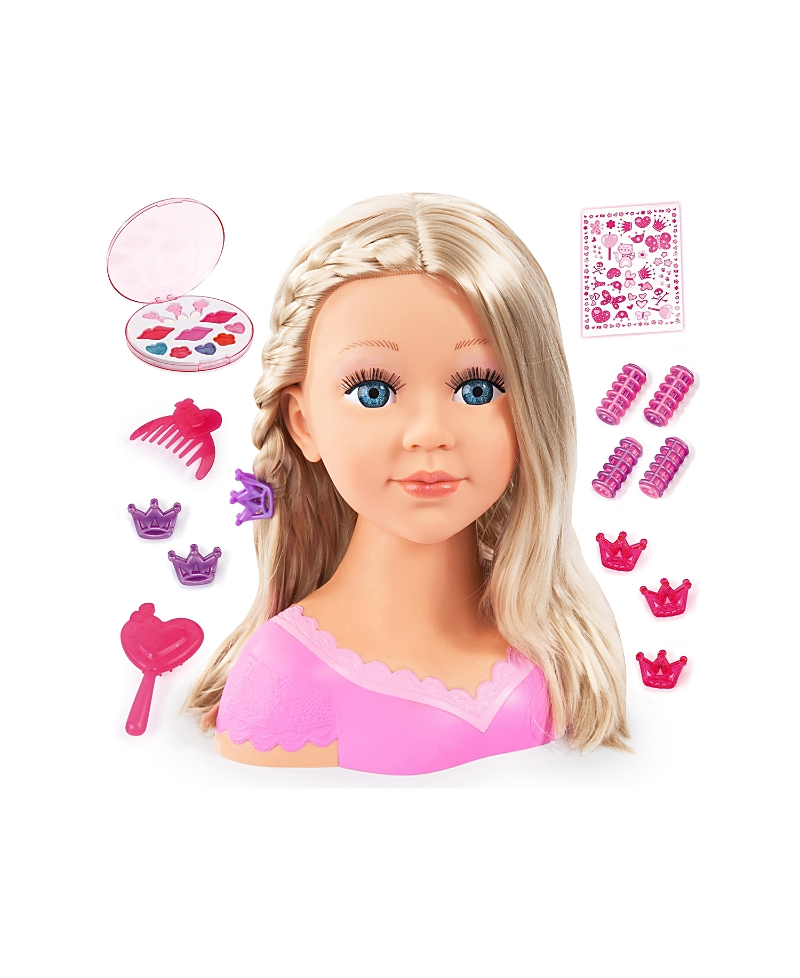 Bayer Design Charlene Styling Head 27cm with Blonde Hair, Makeup and Accessories, Ages 3+