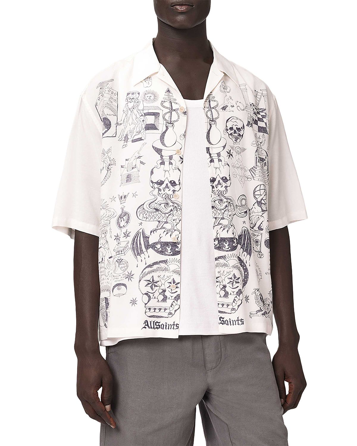 Allsaints Ignis Tattoo Graphics Shirt