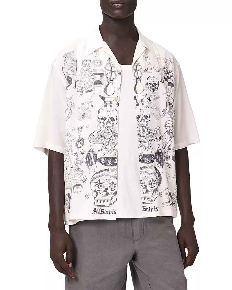 Allsaints Ignis Tattoo Graphics Shirt