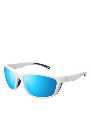 Blue Hawaii Nuu Landing Oval Sunglasses, 62mm