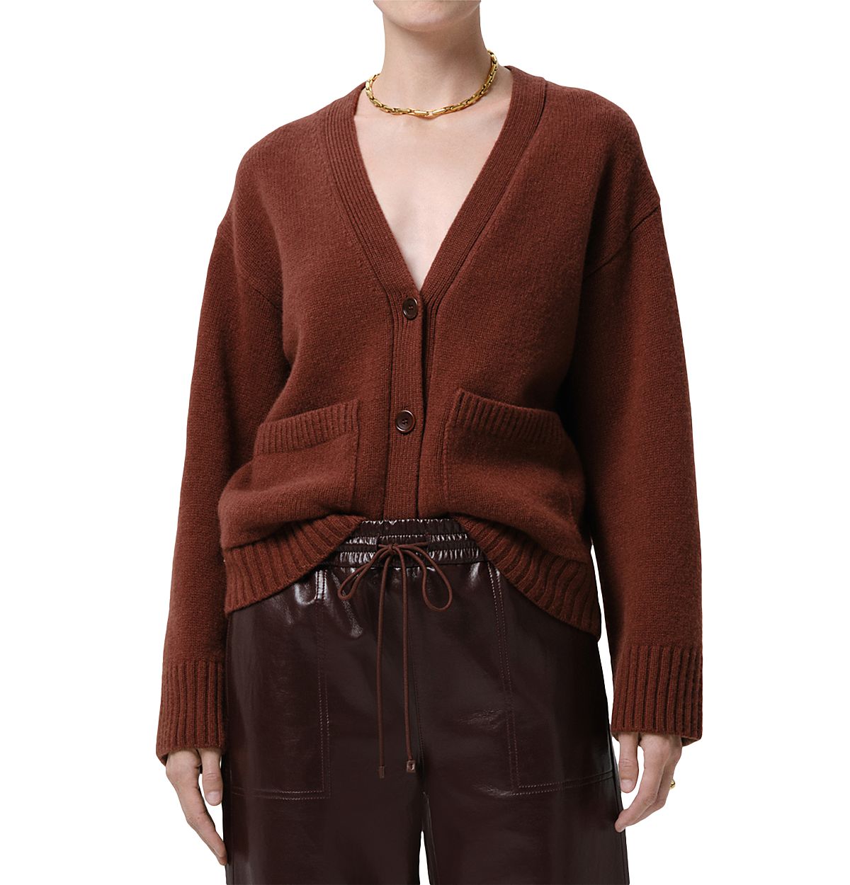 Citizens of Humanity Wool Cashmere Essential Slouchy Cardigan Sweater