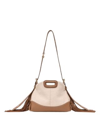 Miss M Mini Canvas & Leather Crossbody Bag