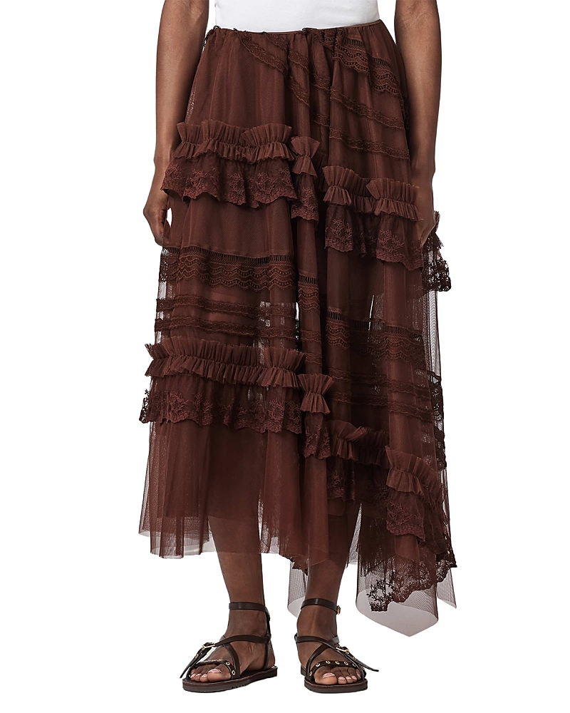 Allsaints Jen Textile Skirt