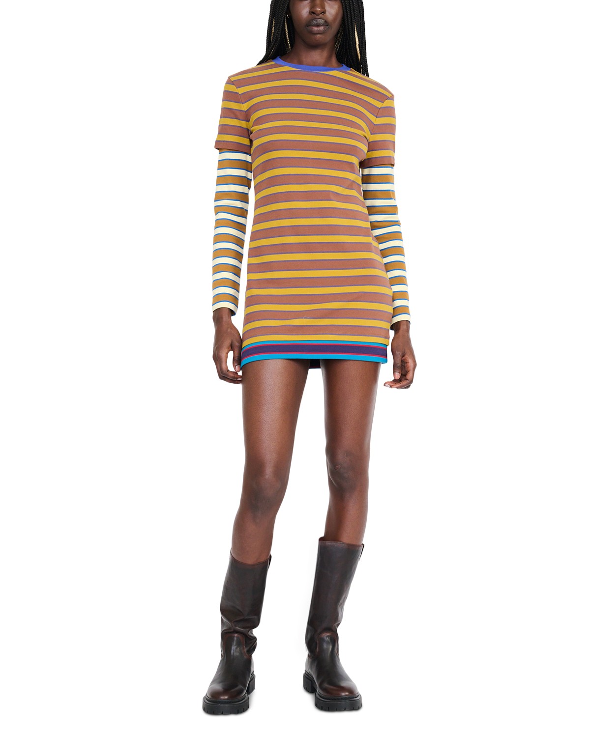 Dillon Cotton Stretch Mini Dress
