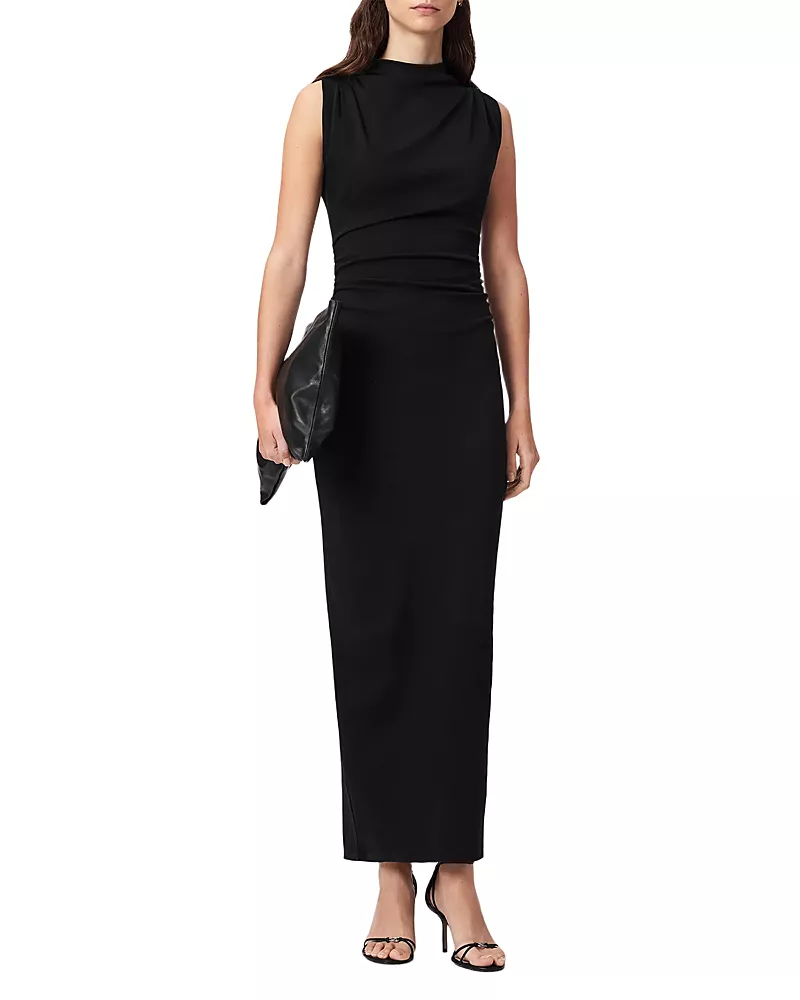 Allsaints Katarina Cowl Neck Dress