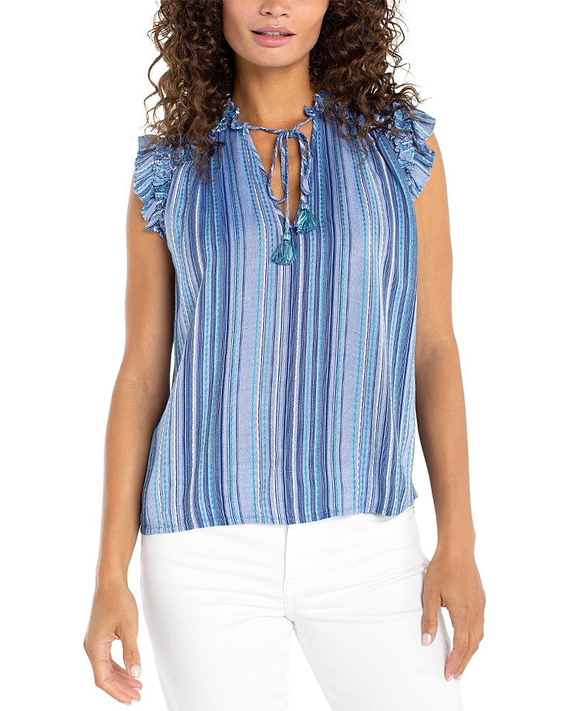 Liverpool Los Angeles Flutter Sleeve Top