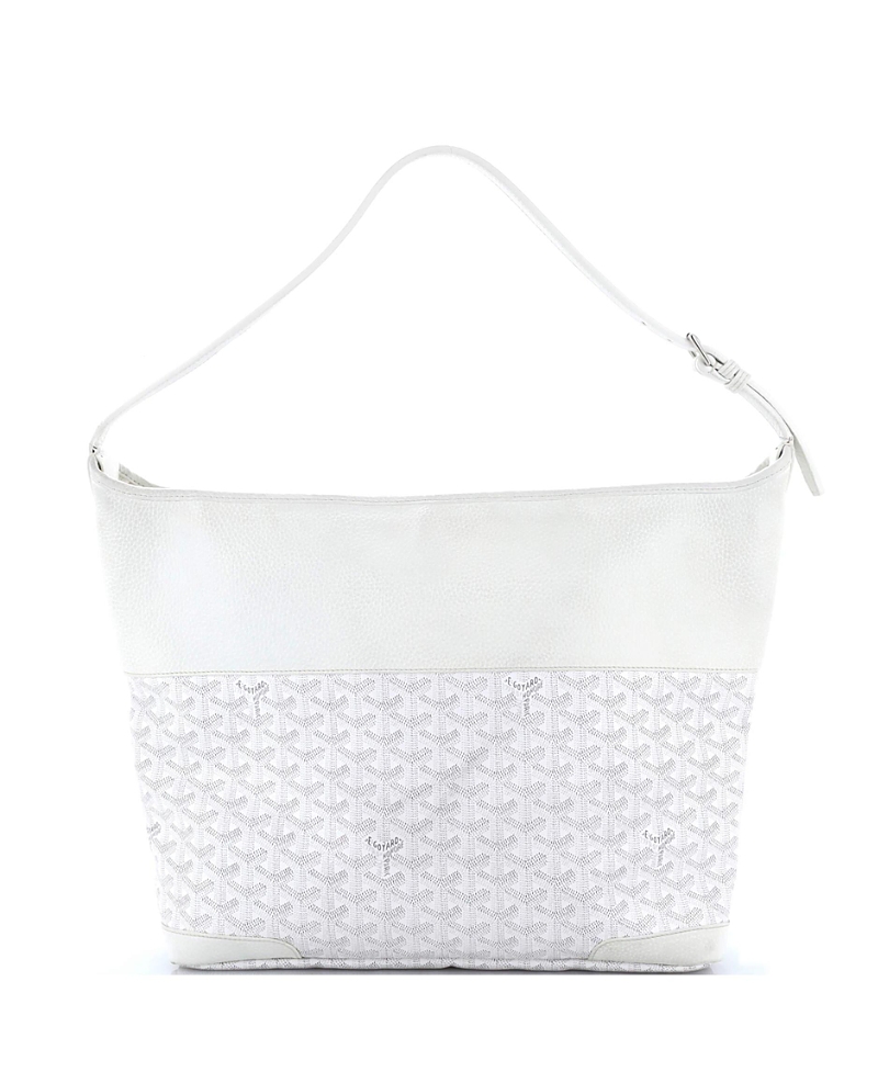 Pre-Owned Goyard Grenadine Hobo Coated Canvas with Leather