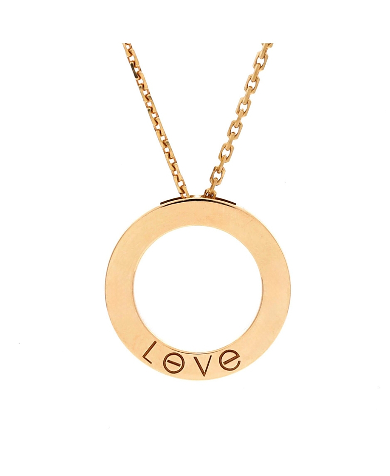 Pre-Owned Cartier Love Pendant Necklace 18K Gold, 16.5