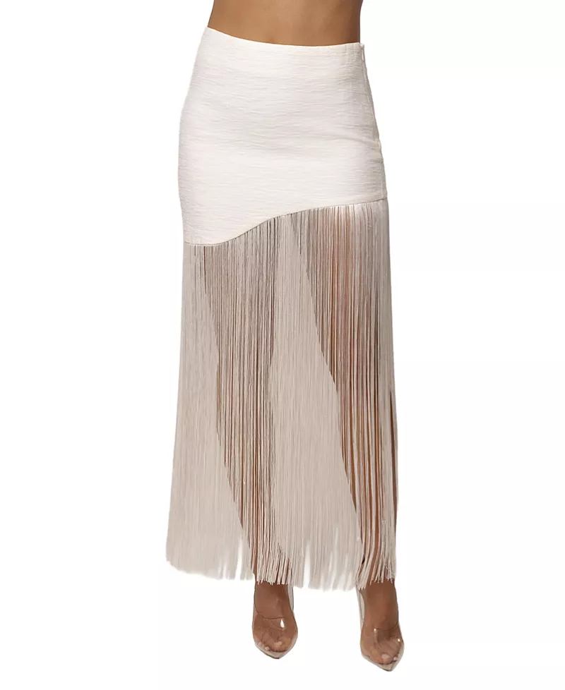 Jluxlabel Gala Nights Fringe Skirt