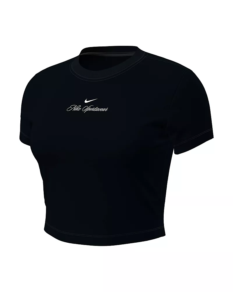 Nike Sportswear Chill Knit Slim Cropped T Shirt