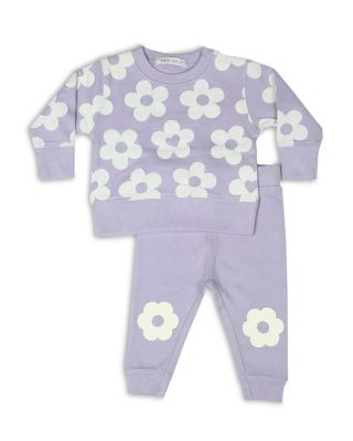 Girls' Allover Daisy French Terry Top & Pants Set - Little Kid