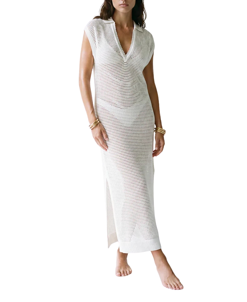 Hermoza Sasha Crochet Maxi Coverup