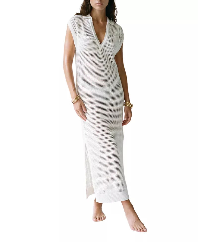 Hermoza Sasha Crochet Maxi Coverup
