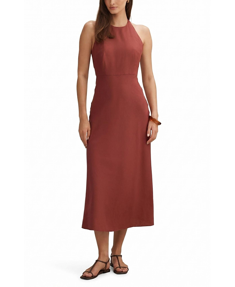 Ever New Women's Soraya Beaded Back Midi Dress
