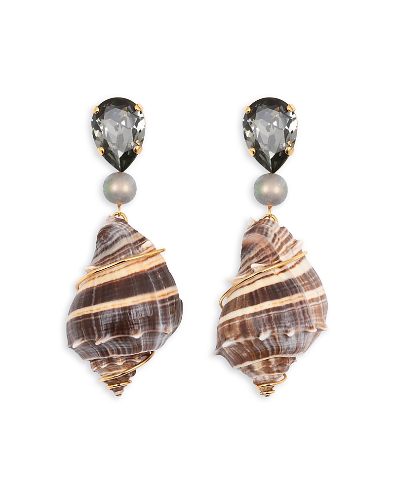 Jennifer Behr Alon Shell Earrings