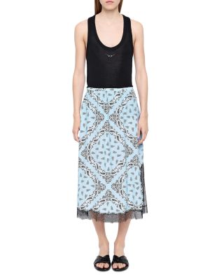 Jarvis Soft Bandana Midi Skirt