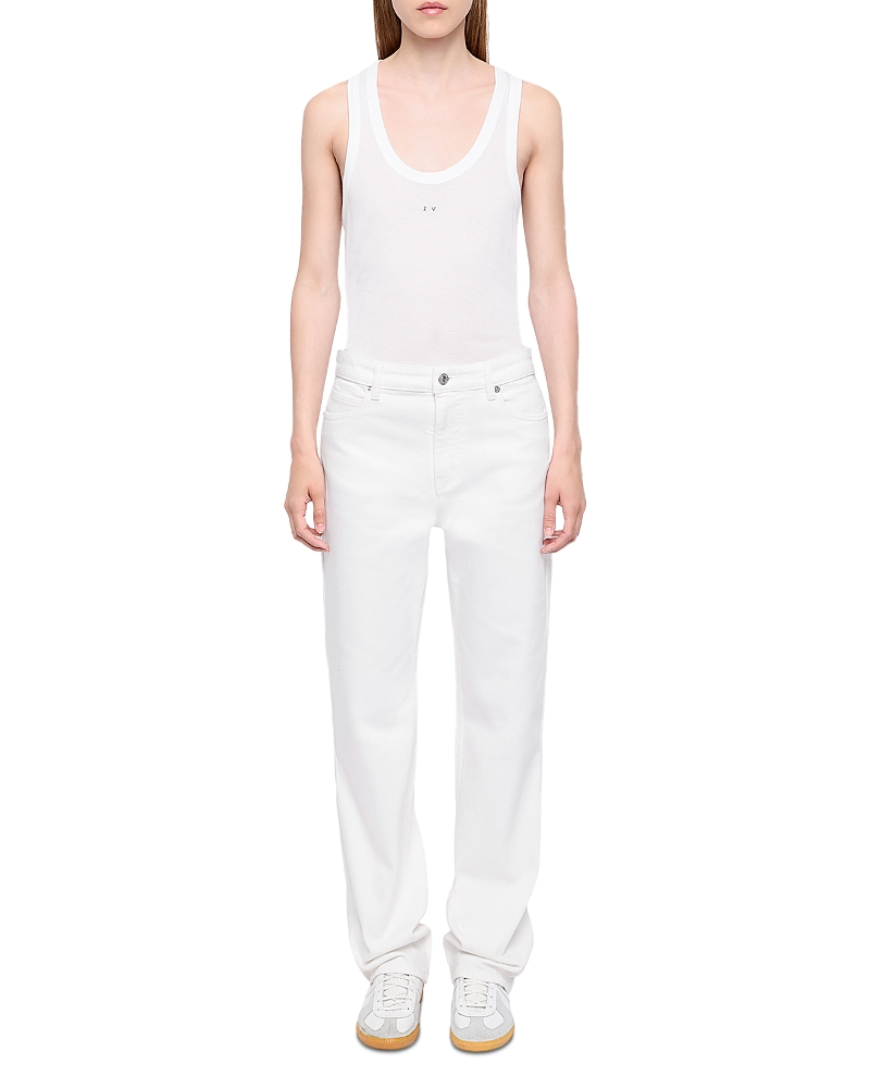 Zadig & Voltaire Ete High Rise Straight Denim Jeans in Judo