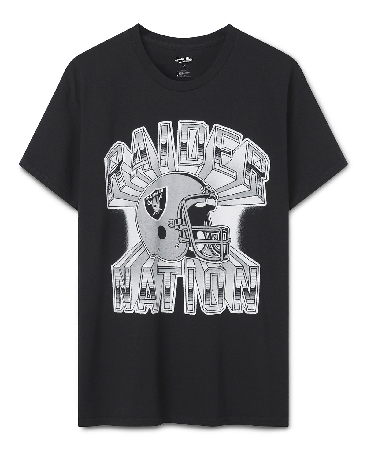 Junk Food Clothing Unisex Las Vegas Raiders Heroic Tee