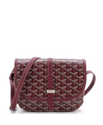 PM Belvedere III Messenger Bag Coated Canvas with Leather