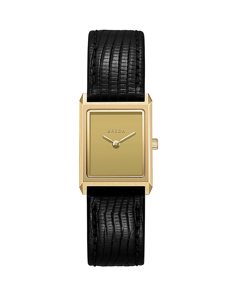 Breda Virgil Leather Strap Watch, 20mm x 16mm