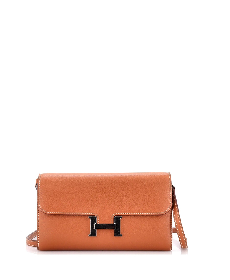 Pre-Owned HERMES Constance To Go Wallet Evercolor
