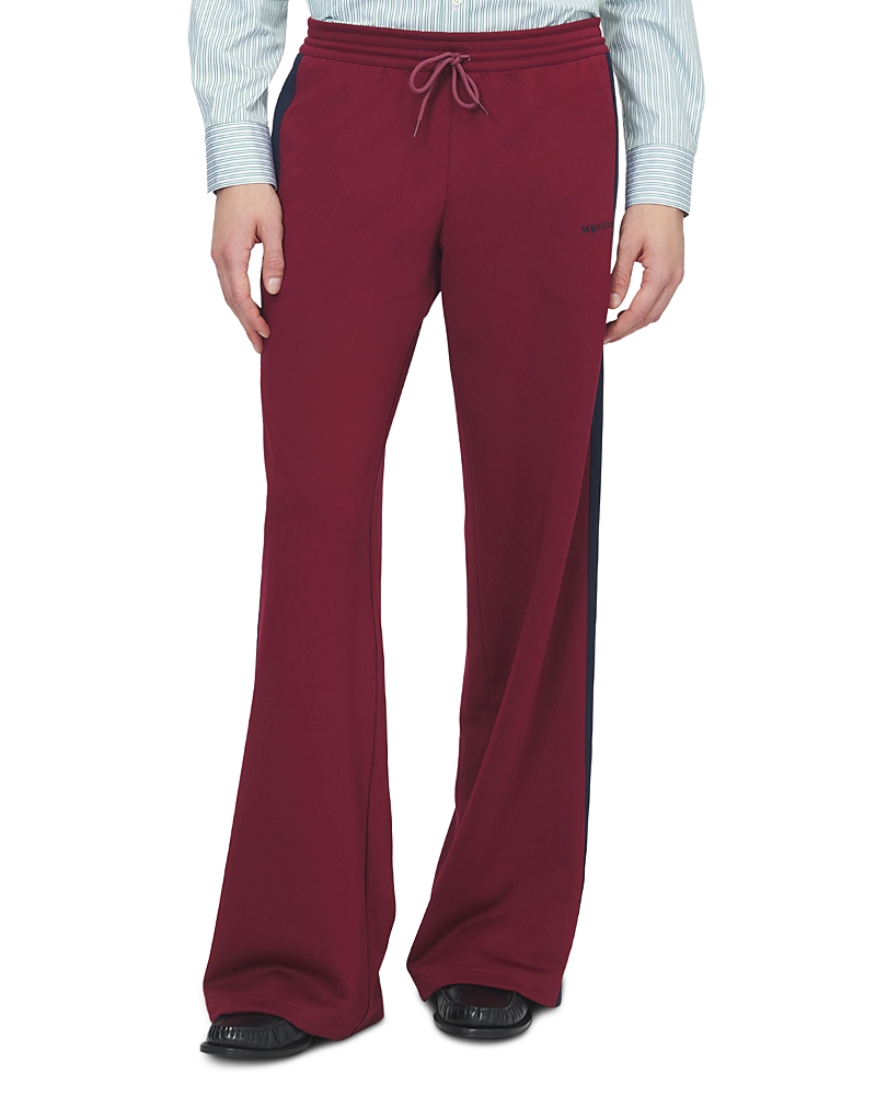 McQueen Technical Flare Drawstring Track Pants