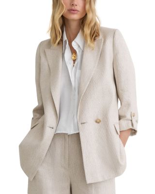 Petites Nolah Double Breasted Blazer
