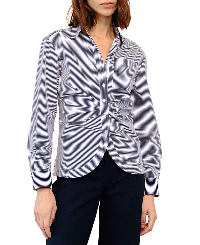 Callas Milano Sierra Classic Stripe Poplin Shirt