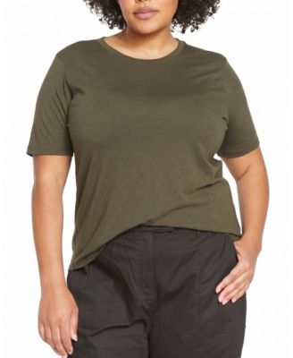 Universal Standard Women's Plus Light-As-Air Tee Rex