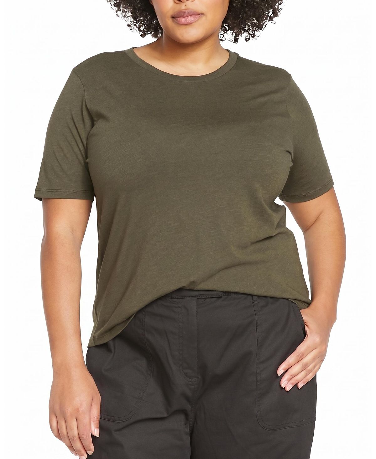 Universal Standard Women's Plus Light-As-Air Tee Rex