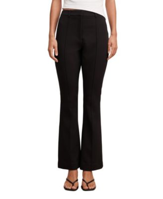  Women's Melanie Pintuck Flared Leg Pants