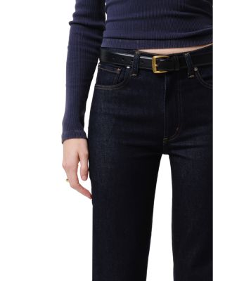 Caia High Rise Straight Jeans in Inky Rinse - thumbnail 6
