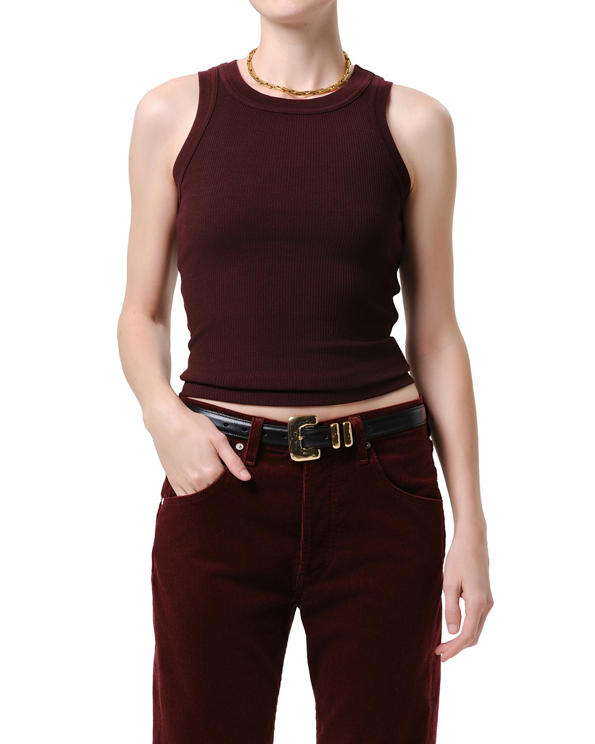 Citizens of Humanity Isabel Ribbed Tank Top