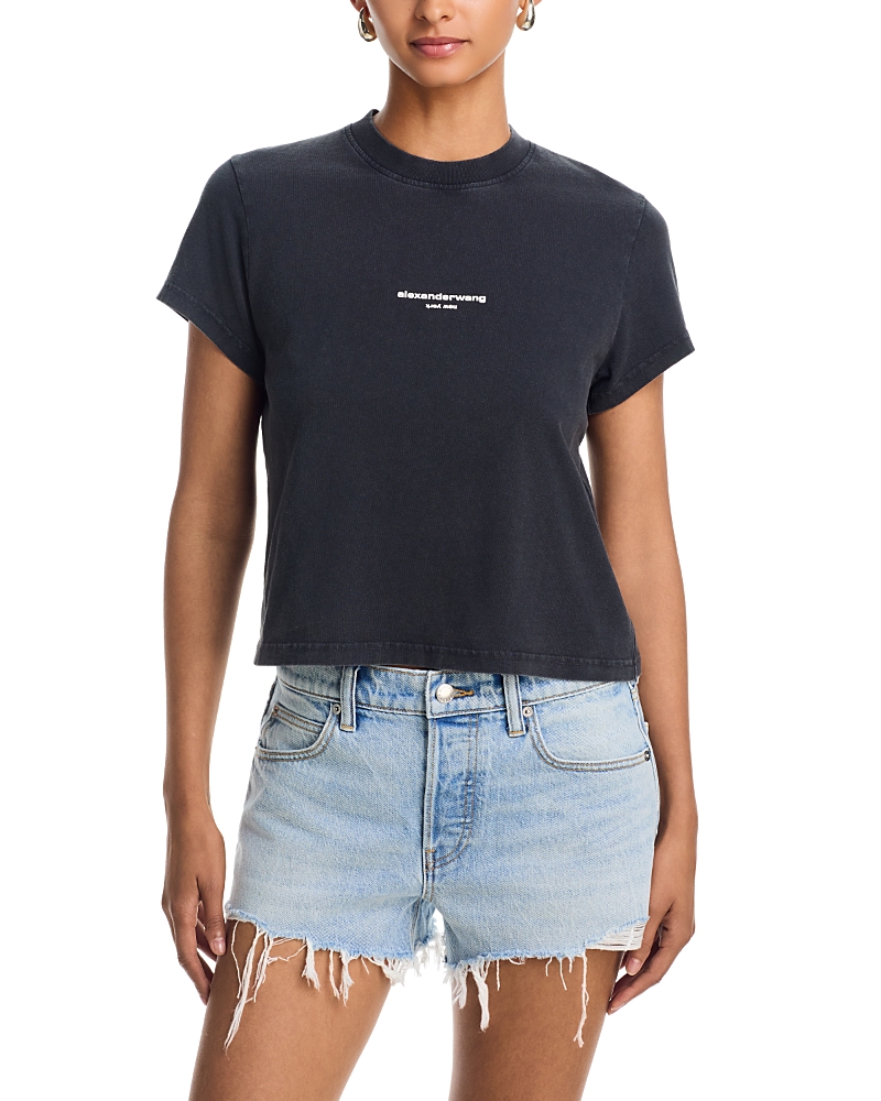 alexanderwang Shrunken Short Sleeve Tee